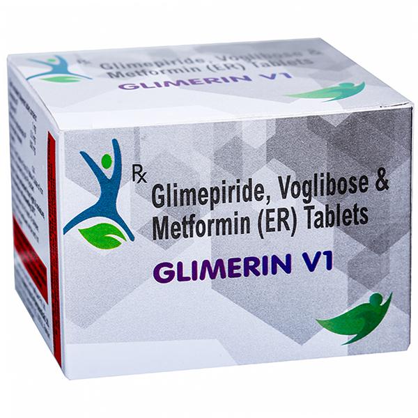 Glimerin V 1 mg Tablet (10 Tab) Glimerin V 1 mg Tablet (10 Tab)