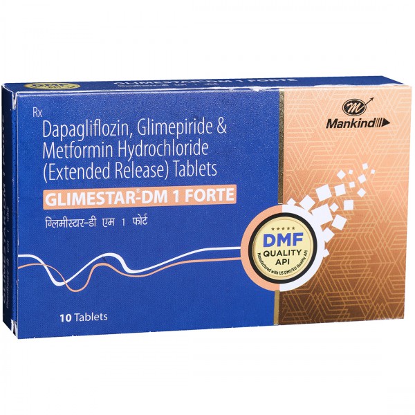 Glimestar DM 1 Forte Tablet (10 Tab)