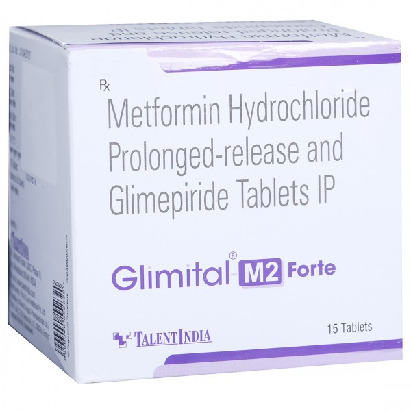 Glimital M 2 Forte Tablet (15 Tab)