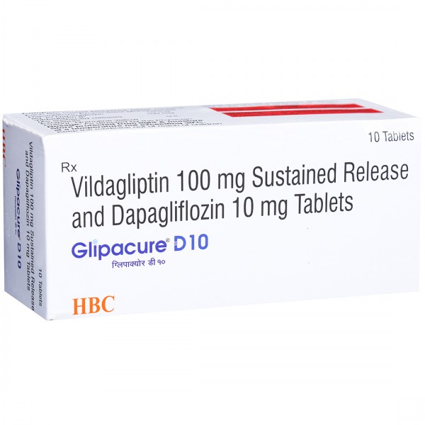 Glipacure D 10 Tablet (10 Tab)