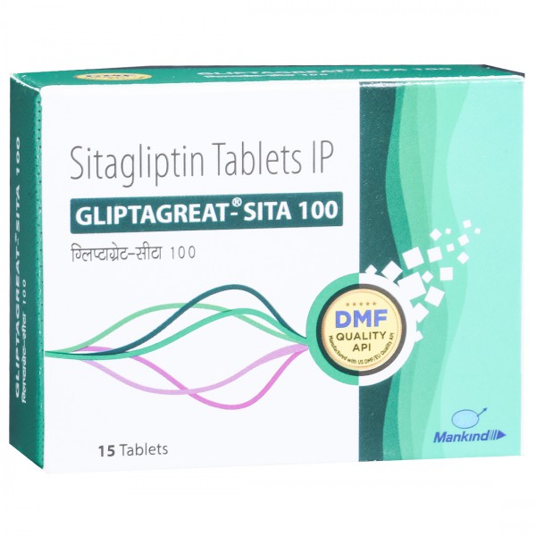 Gliptagreat Sita 100 Tablet (15 Tab)