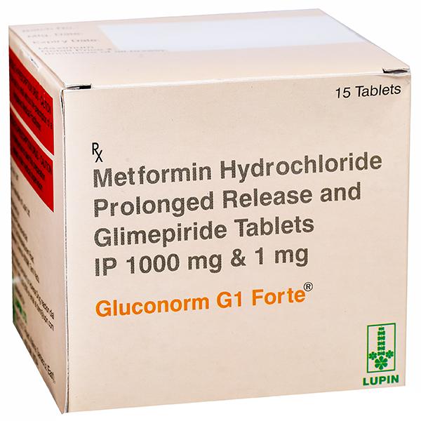 Gluconorm G Forte 1 mg Tablet (15 Tab)