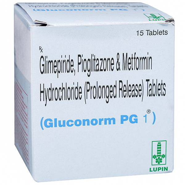 Gluconorm PG 1 mg Tablet (15 Tab) Gluconorm PG 1 mg Tablet (15 Tab)