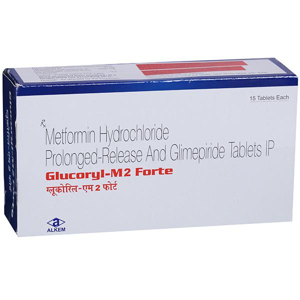Glucoryl M Forte 2 mg Tablet (15 Tab)
