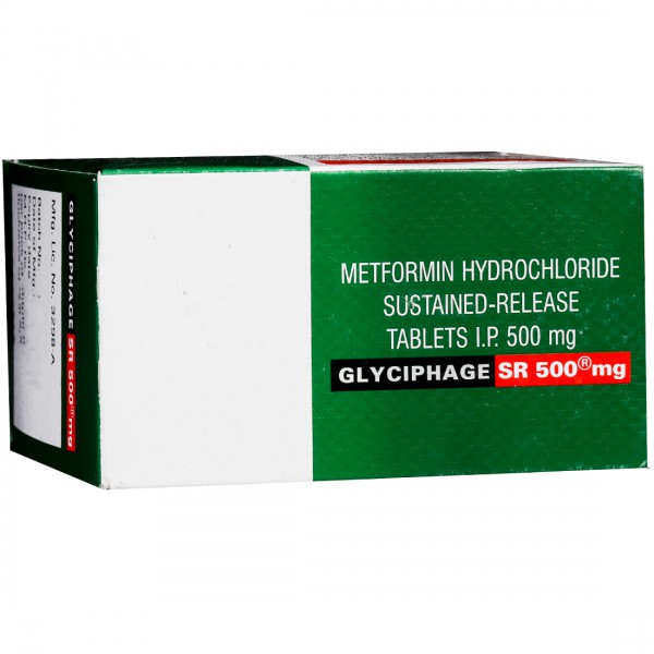 Glyciphage SR 500 MG Tablet (10 Tab) Glyciphage SR 500 MG Tablet (10 Tab)