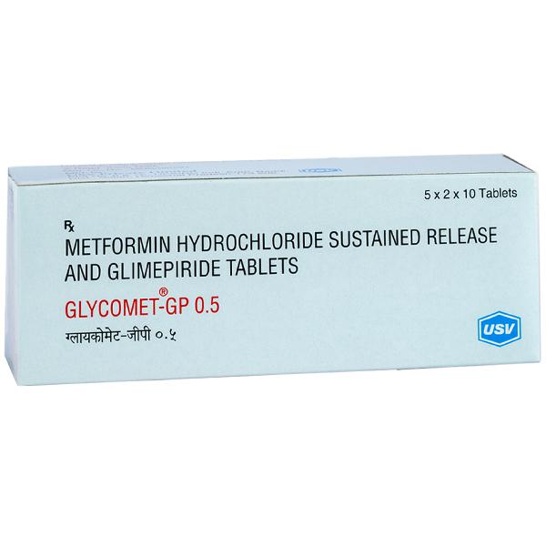 Glycomet GP 0.5 mg Tablet (10 Tab)