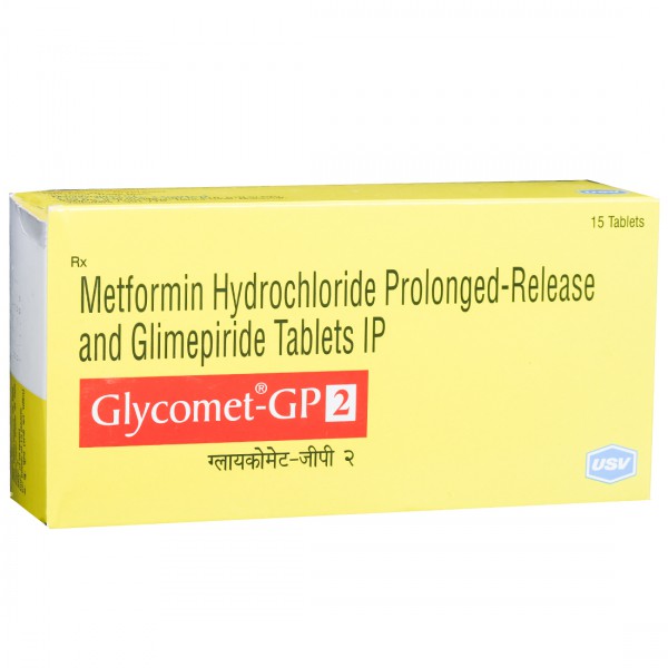 Glycomet GP 2 mg Tablet (15 Tab)