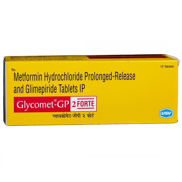 Glycomet GP 2 mg Forte Tablet (10 Tab)