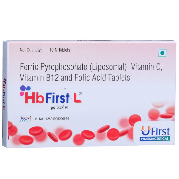 Buy Hb First L 10 Tablets Online at the Best Price | SastaSundar