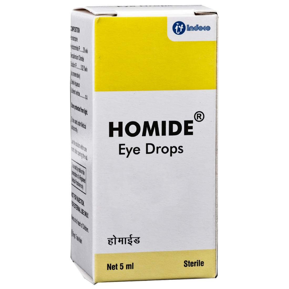 Homide Eye Drop 5 ml Homide Eye Drop 5 ml