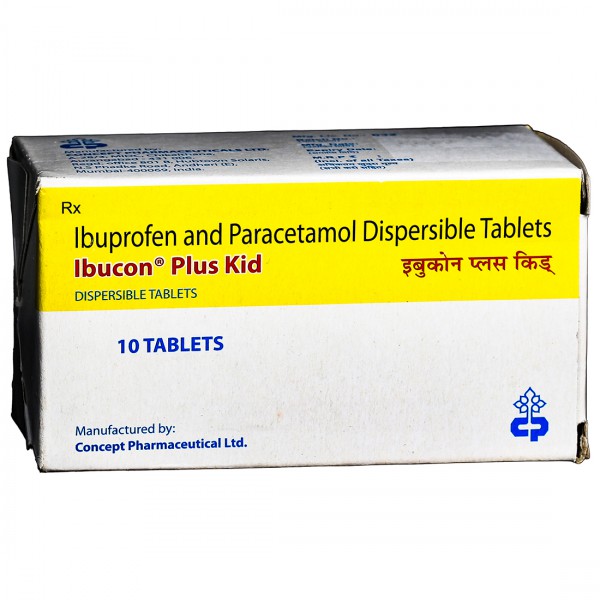 Ibucon Plus Kid Dispersible Tablet (10 Tab) Ibucon Plus Kid Dispersible Tablet (10 Tab)