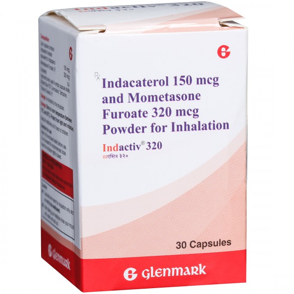 Indactiv 320 mcg Inhalation Capsule (30 Cap)