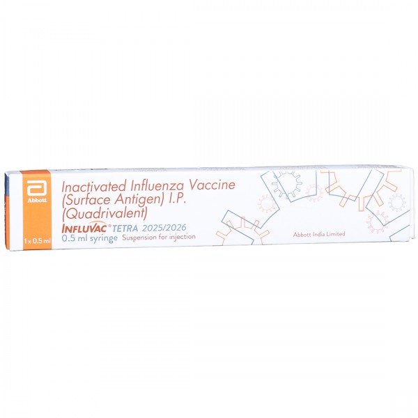 Influvac Tetra (Surface Antigen) 2025/2026 Vaccine 0.5 ml