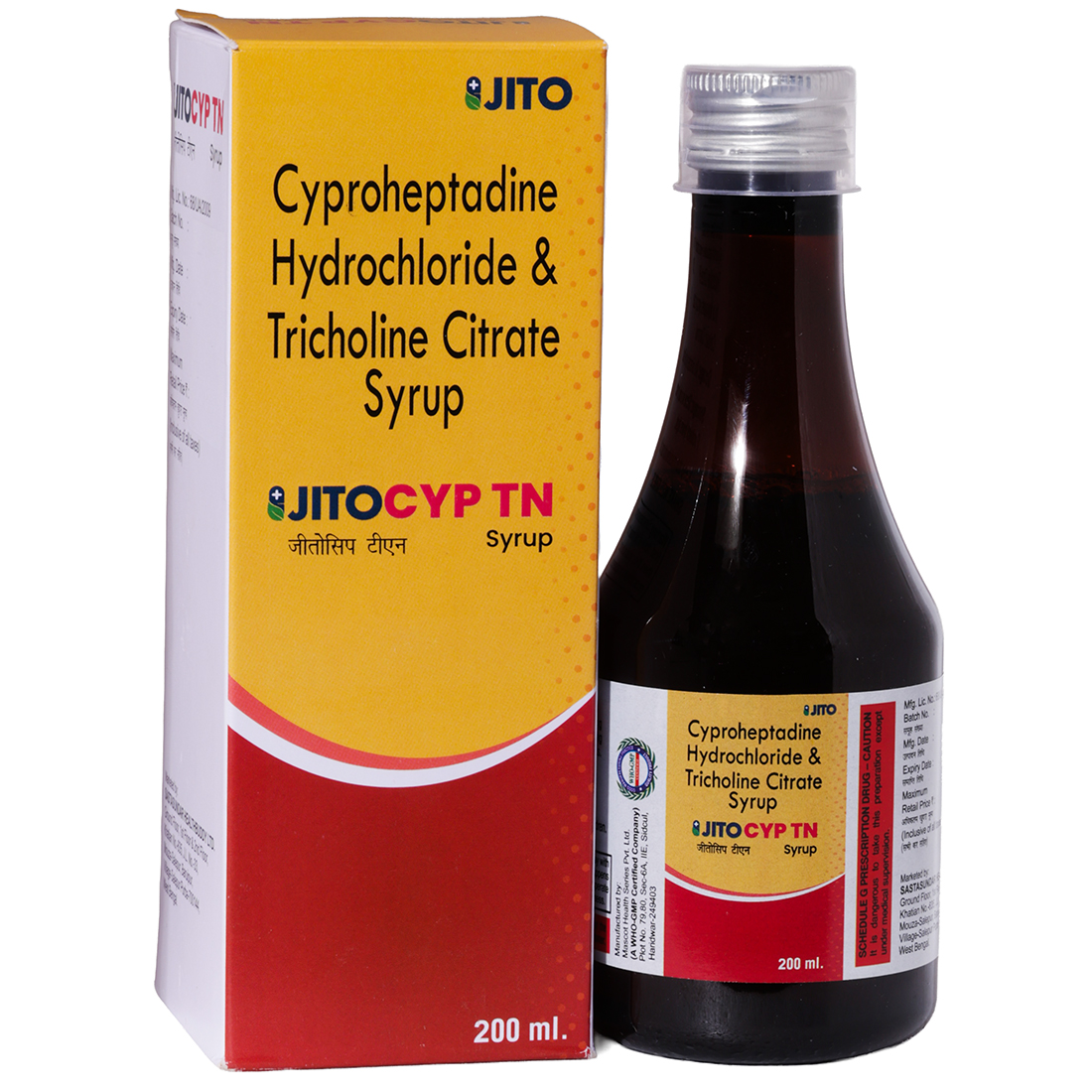 Jitocyp TN Syrup 200 ml Jitocyp TN Syrup 200 ml