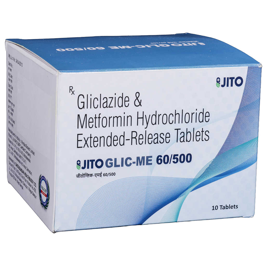 Jitoglic ME 60/500 Tablet (10 Tab) Jitoglic ME 60/500 Tablet (10 Tab)