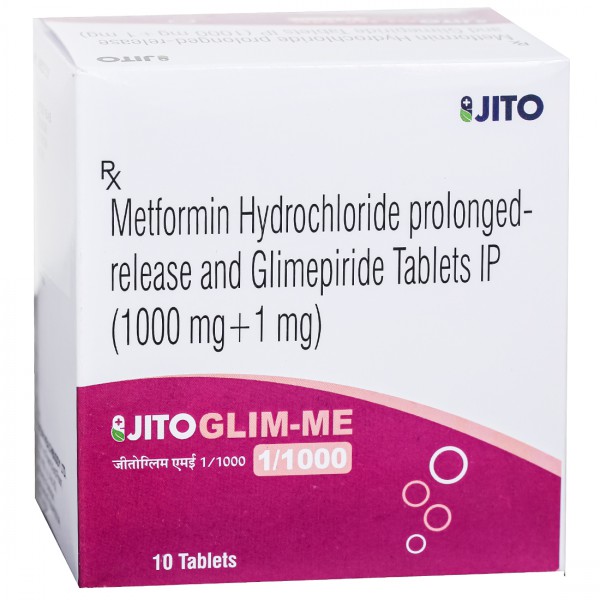 Jitoglim ME 1/1000 Tablet (10 Tab)