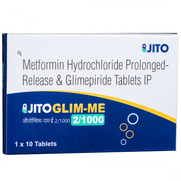 Jitoglim ME 2/1000 Tablet (10 Tab)