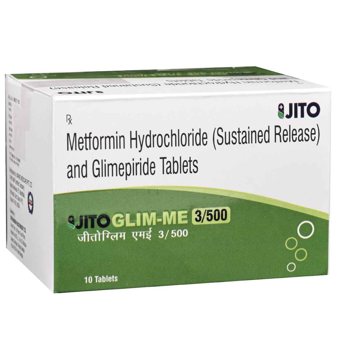 Jitoglim ME 3/500 Tablet (10 Tab)