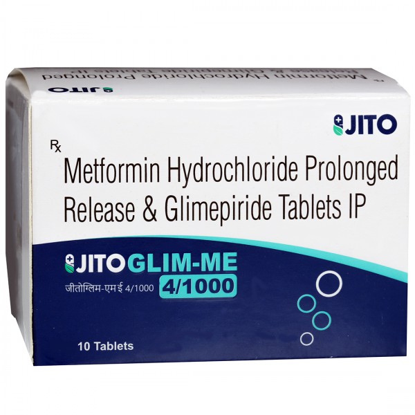 Jitoglim ME 4/1000 Tablet (10 Tab)