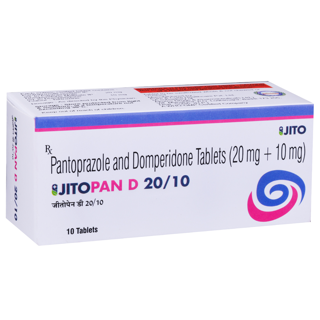 Jitopan D 20/10 Tablet (10 Tab) Jitopan D 20/10 Tablet (10 Tab)