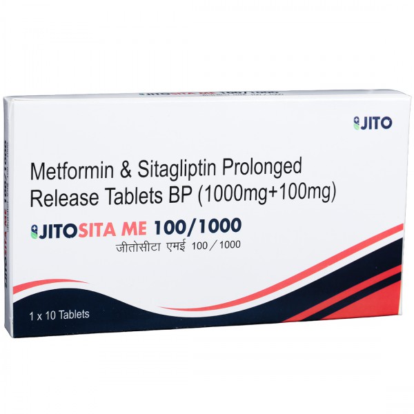 Jitosita ME 100/1000 Tablet (10 Tab) Jitosita ME 100/1000 Tablet (10 Tab)