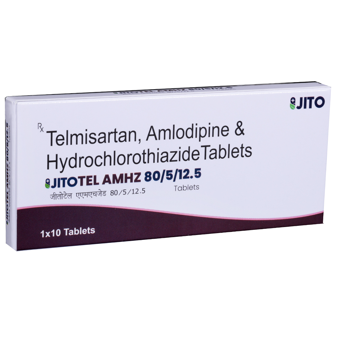 Jitotel AMHZ 80/5/12.5 Tablet (10 Tab) Jitotel AMHZ 80/5/12.5 Tablet (10 Tab)