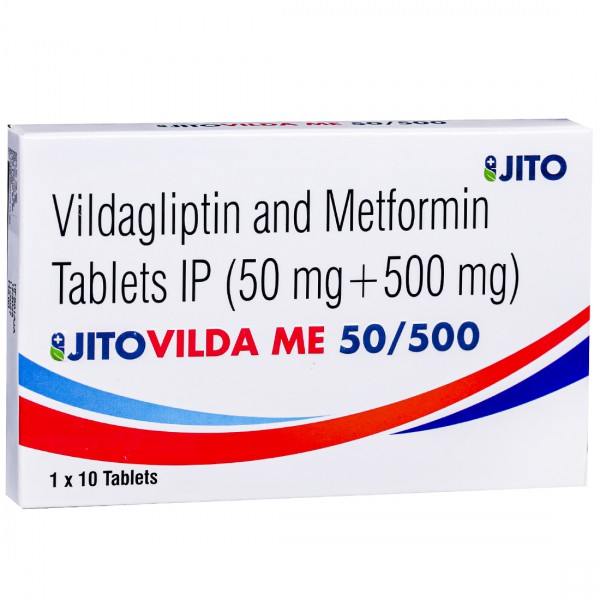 Jitovilda ME 50/500 Tablet (10 Tab) Jitovilda ME 50/500 Tablet (10 Tab)
