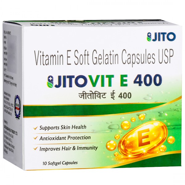 Jitovit E 400 Softgel Capsule (10 Cap) Jitovit E 400 Softgel Capsule (10 Cap)