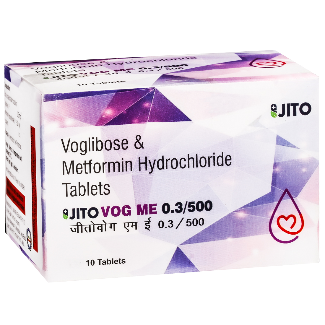 Jitovog ME 0.3/500 Tablet (10 Tab) Jitovog ME 0.3/500 Tablet (10 Tab)