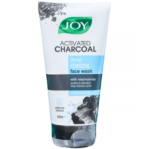 Joy Activated Charcoal Deep Detox Face Wash 150ml
