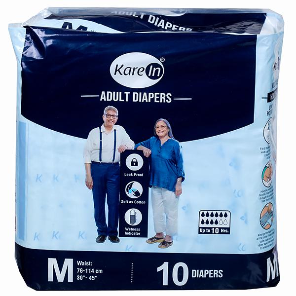 Buy Kare In Adult Diapers M Pack Of 10 Online at the Best Price ...
