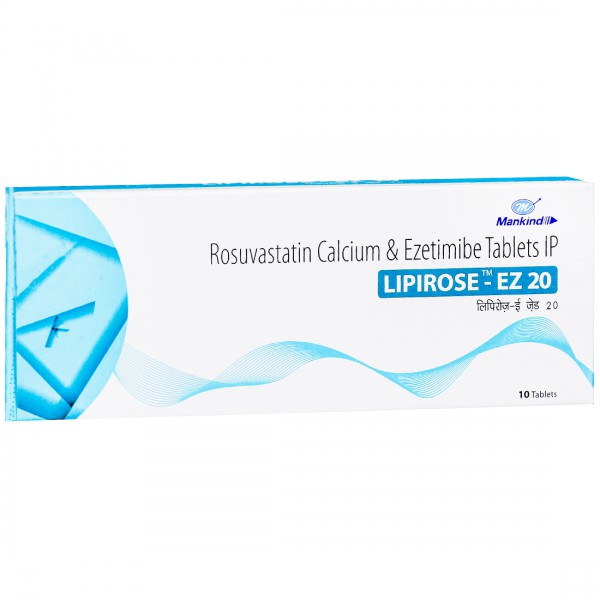Lipirose EZ 20 Tablet (10 Tab) Lipirose EZ 20 Tablet (10 Tab)