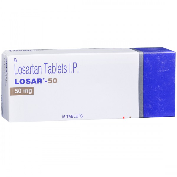 Losar 50 mg Tablet (15 Tab) Losar 50 mg Tablet (15 Tab)