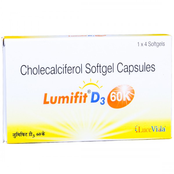 Lumifit D3 60K Softgel Capsule (4 Cap)