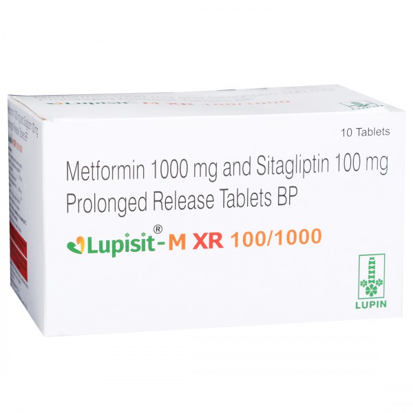 Lupisit M XR 100/1000 Tablet (10 Tab) Lupisit M XR 100/1000 Tablet (10 Tab)