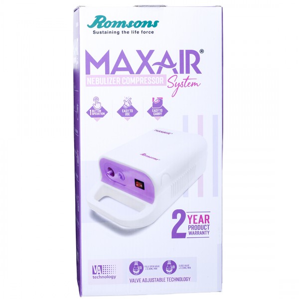 Buy Maxair Nebulizer Compressor System GS-9039 (Romsons) Pack Of 1 ...