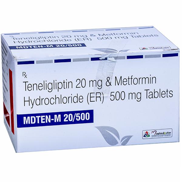 Mdten M 20/500 mg Tablet (10 Tab)