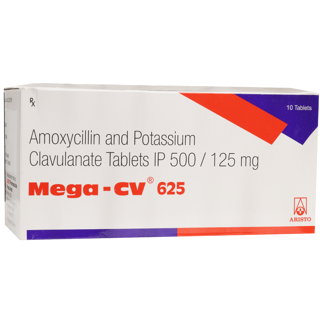 Mega CV 625 mg Tablet (10 Tab)