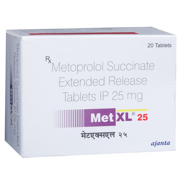 Met XL 25 mg Tablet (20 Tab)