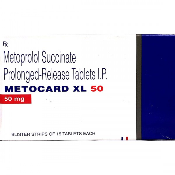 Metocard XL 50 mg Tablet (15 Tab)
