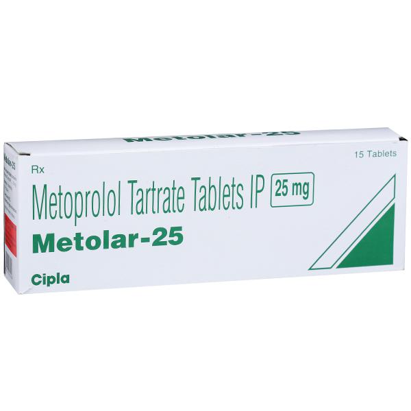 Metolar 25 mg Tablet (15 Tab)