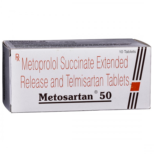 Metosartan 50 mg Tablet (10 Tab) Metosartan 50 mg Tablet (10 Tab)