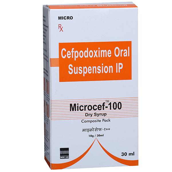 Microcef 100 mg Dry Syrup 30 ml