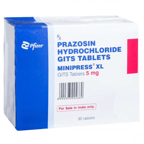 Minipress XL 5 mg Tablet (30 Tab)