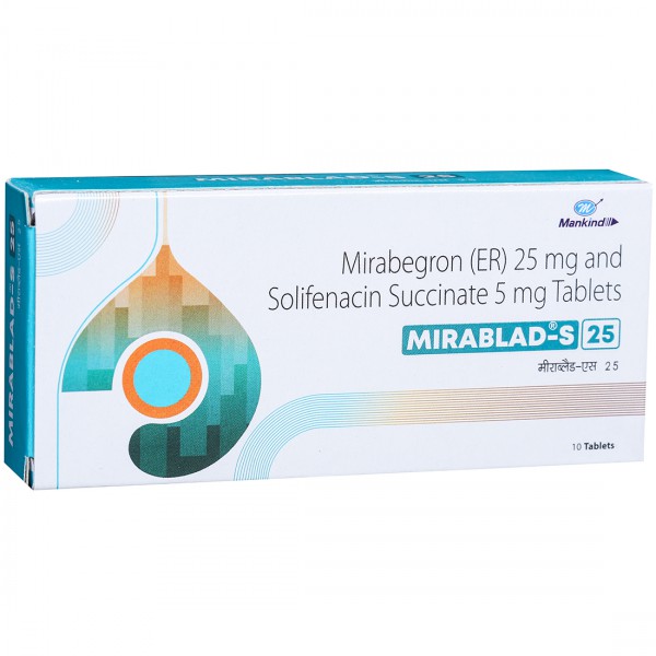 Mirablad S 25 mg Tablet (10 Tab)