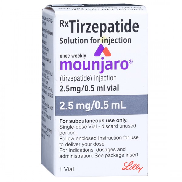 Mounjaro 2.5 mg Injection 0.5 ml (Vial)