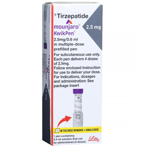 Mounjaro 2.5 mg KwikPen 2.4 ml Mounjaro 2.5 mg KwikPen 2.4 ml