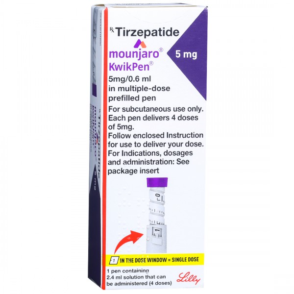 Mounjaro 5 mg KwikPen 2.4 ml Mounjaro 5 mg KwikPen 2.4 ml