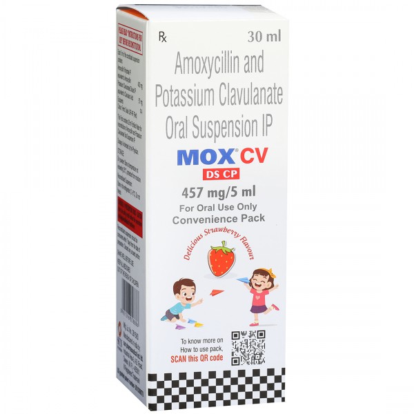 Mox CV DS CP Delicious Strawberry Flavour Syrup 30 ml