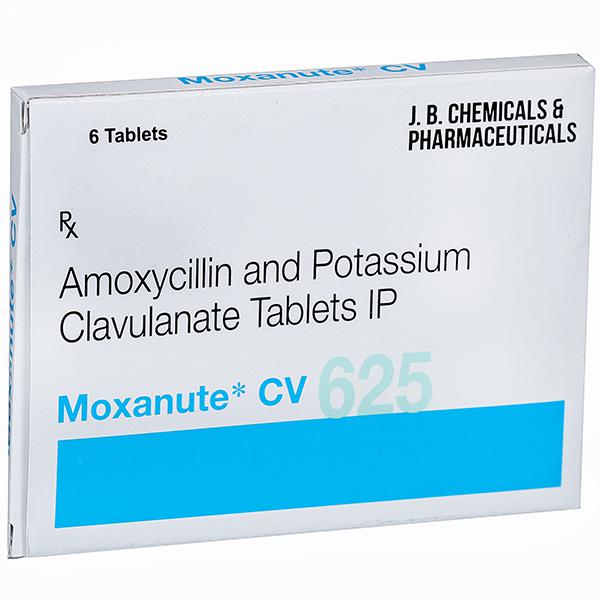 Moxanute CV 625 mg Tablet (6 Tab)
